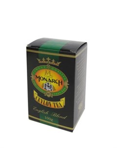 Чай черный Ceylon English Blend 100гр Monarch