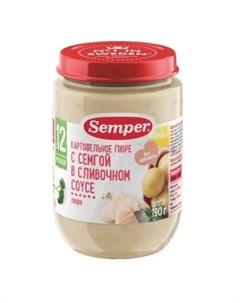 Пюре Картофельное пюре с семгой в сливочном соусе 190гр Semper