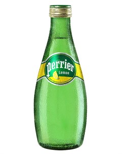 Минеральная вода газированная со вкусом лимона стекло 0 33л Perrier