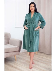 Жен халат Клеопатра Зеленый р 58 Lika dress
