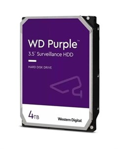 Жесткий диск Original SATA III 4Tb WD42PURZ Video Streaming Purple 5400rpm 256Mb 3 5 WD42PURZ Western digital (wd)