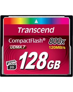 Карта памяти 128GB Compact Flash 800x TS128GCF800 Transcend