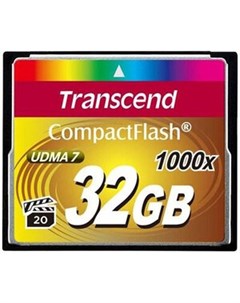 Карта памяти 32GB CompactFlash 1000x TS32GCF1000 Transcend