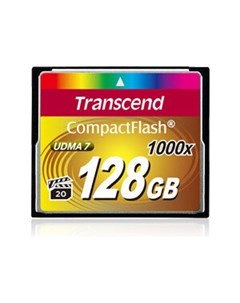 Карта памяти 128GB CompactFlash 1000x TS128GCF1000 Transcend