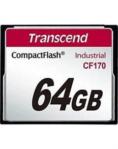 Карта памяти 64GB CF Card MLC Embedded TS64GCF170 Transcend