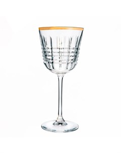 Набор бокалов для вина Rendez vous gold 350мл 6шт Cristal d’arques