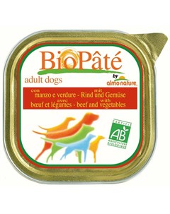 Влажный корм для собак DailyMenu Bio Pate Adult Dog Beef and Vegetables 0 3 кг Almo nature
