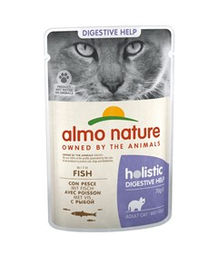 Паучи с рыбой для кошек для улучшения работы кишечника 70 г Almo nature консервы