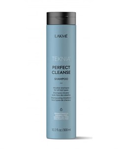 Мицеллярный шампунь для глубокого очищения волос Perfect Cleanse Shampoo 300 мл Teknia Lakme