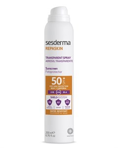 Солнцезащитный прозрачный спрей для тела SPF 50 200 мл Repaskin Sesderma