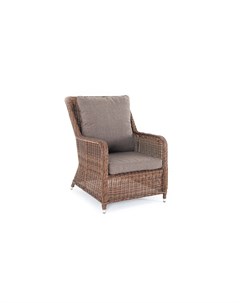 Кресло плетеное гляссе коричневый 90x98x73 см Outdoor