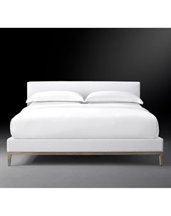 Кровать italia panel nontufted белый 191x152x225 см Idealbeds