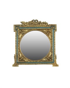 Зеркало настольное золотой 1 6x17 6x17 0 см Гласар