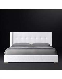 Кровать modena tufted белый 224x135x212 см Idealbeds