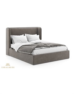 Кровать marcel серый 196x118x219 см Idealbeds