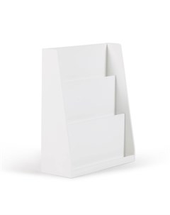 Книжный шкаф adiventina белый 59x69x23 см La forma