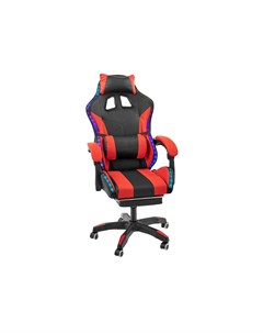 Игровое кресло alfa pro vision с подножкой красный 29x59x64 см Bradexhome