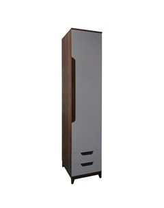 Шкаф сканди коричневый 50x230x60 см R-home