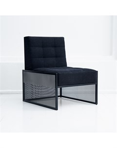 Кресло решето в черном цвете черный 60x80x75 см Archpole