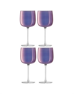 Набор бокалов для вина aurora 450 мл фиолетовый 9x20 см Lsa international