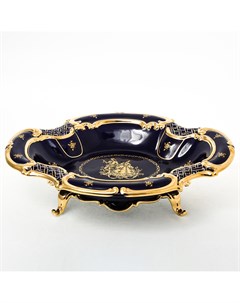 Фруктовница bleu gold ceramiche черный 46x12x34 см Bruno costenaro