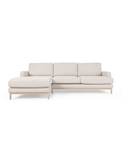 Угловой диван mihaela белый 264x88x154 см La forma