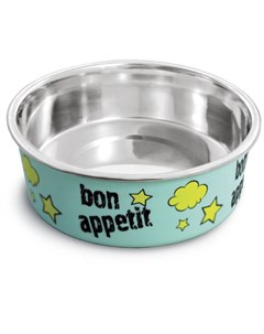 Bon Appetit Миска для собак металлическая на резинке Триол