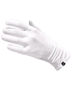 Антивирусные антибактериальные перчатки Sustainable Cotton Gloves р XL белые хлопок Elephantskin
