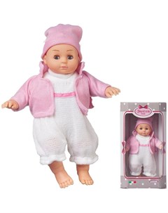 Пупс Bambina Bebe В вязаном бело розовом костюмчике 20 см BD1651 M37 w 6 Dimian