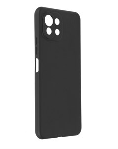 Чехол для Xiaomi Mi 11 Lite 4G 5G Soft Touch Silicone Black ASTXMI11LBK Alwio