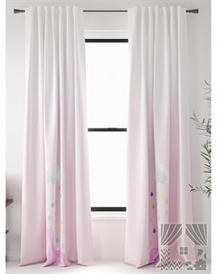 Комплект штор Минфертан розовый Томдом