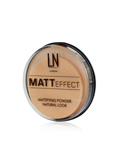 Пудра для лица Matt effect матирующая 101 12г Ln professional