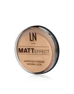 Пудра для лица Matt effect матирующая 102 12г Ln professional