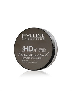 Рассыпчатая пудра для лица Full HD Soft Focus Effect TRANSPARENT прозрачная 6г Eveline