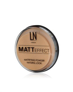 Пудра для лица Matt effect матирующая 104 12г Ln professional