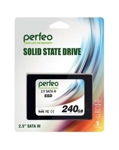Твердотельный накопитель SSD 2 5 240 Gb PFSSD240GTLC Read 535Mb s Write 440Mb s 3D NAND TLC Perfeo