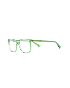 Gucci eyewear очки в прямоугольной оправе 53 зеленый Gucci eyewear
