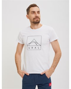 Белая футболка Sevenext с принтом Ural Profmax