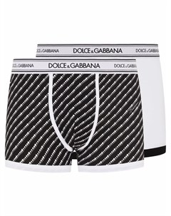 Комплект из двух боксеров с логотипом Dolce&gabbana