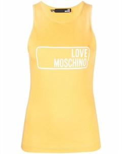 Топ с логотипом Love moschino