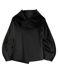 Атласная куртка с объемными рукавами Comme des garcons