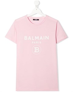 Футболка с логотипом Balmain kids