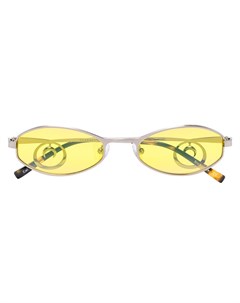 Солнцезащитные очки в овальной оправе из коллаборации с Vuarnet Swirl Marine serre
