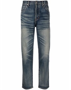 Прямые джинсы с эффектом потертости Tom ford