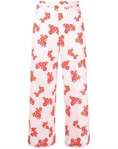 Широкие брюки с цветочным принтом Vivetta