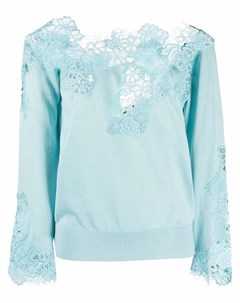 Блузка Maglia с кружевом Ermanno scervino