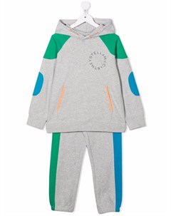 Спортивный костюм в стиле колор блок с логотипом Stella mccartney kids