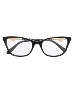 Очки в оправе кошачий глаз с декором Medusa Versace eyewear