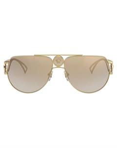 Солнцезащитные очки авиаторы с декором Medusa Versace eyewear