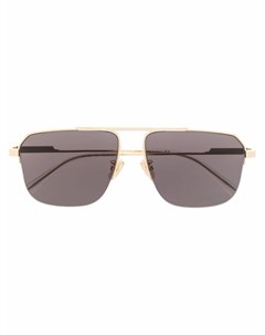 Солнцезащитные очки в прямоугольной оправе Bottega veneta eyewear